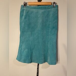 Marciano Teal Pencil Skirt